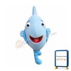 Super Cute Blue Fish Mascot Costume