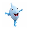 Super Cute Blue Fish Mascot Costume