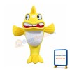 Cute Lightweight Yellow Fish Mascot Costume