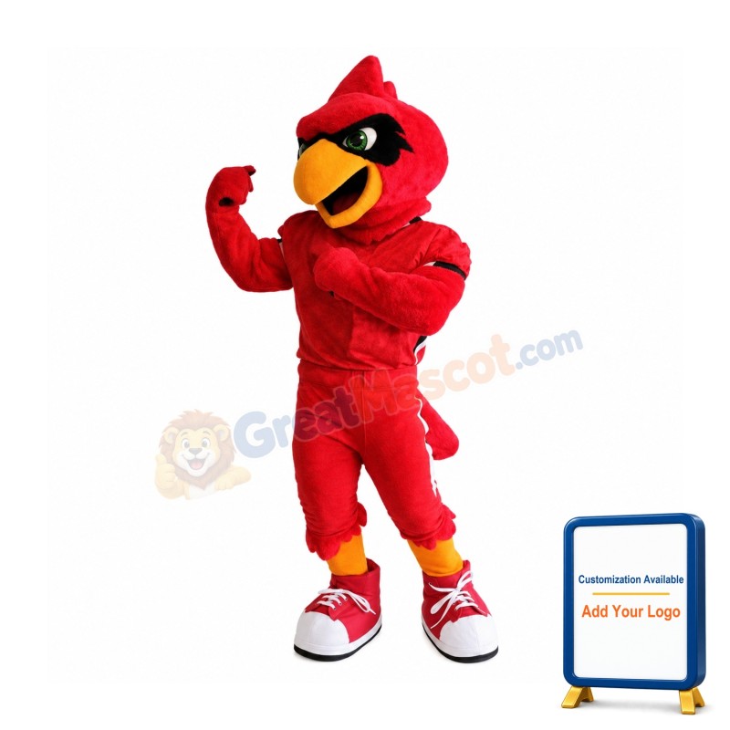 Sport Cardinal Bird Mascot Costume