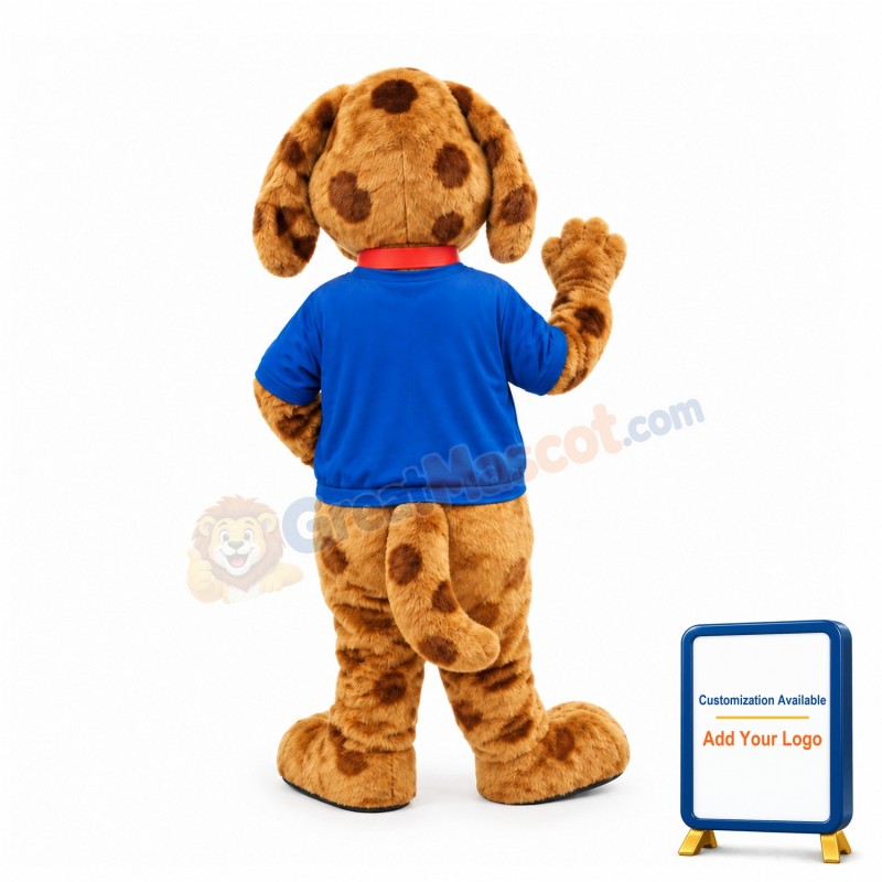 College Brown Dog Mascot Costume