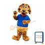 College Brown Dog Mascot Costume