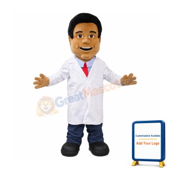 Young Man Doctor Mascot Costume