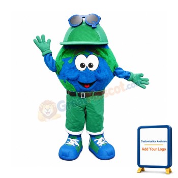 Happy Lightweight Earth Mascot Costume