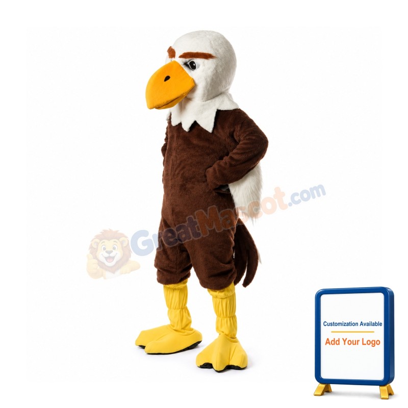 College Fierce Eagle Mascot Costume