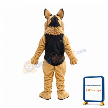 German Shepherd Dog Mascot Costume