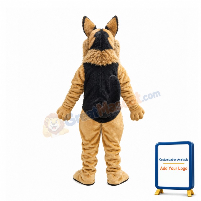 German Shepherd Dog Mascot Costume