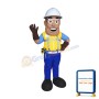 Engineer Mascot Costume