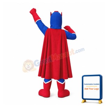 Blue Captain Mascot Costume