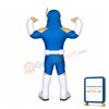 Happy Lightweight Blue Captain Mascot Costume