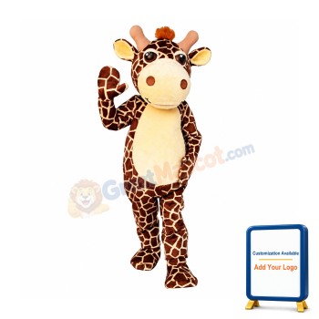 High Quality Friendly Giraffe Mascot Costume