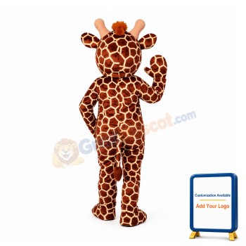 Friendly Giraffe Mascot Costume
