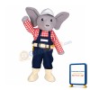 Repairer Elephant Mascot Costume