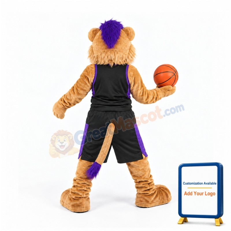 Basketball Lightweight Lion Mascot Costume