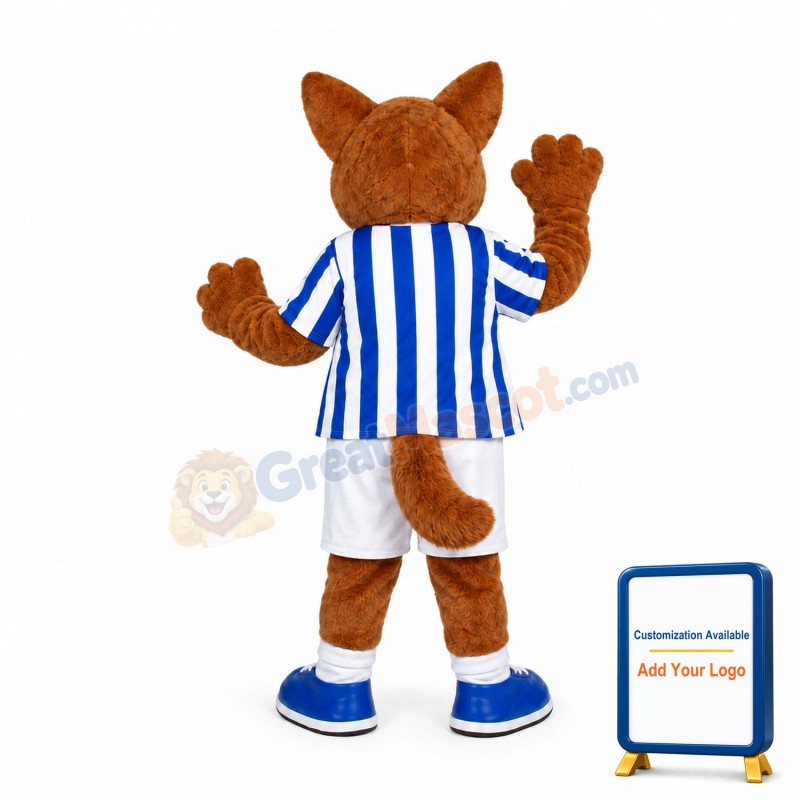 Lovely College Wolf Mascot Costume
