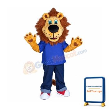 Lovely College Lion Mascot Costume
