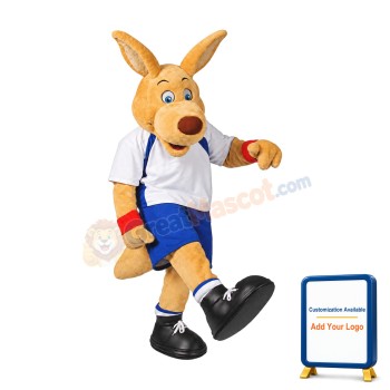 Sport College Kangaroo Mascot Costume