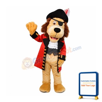 Pirate Lion Mascot Costume