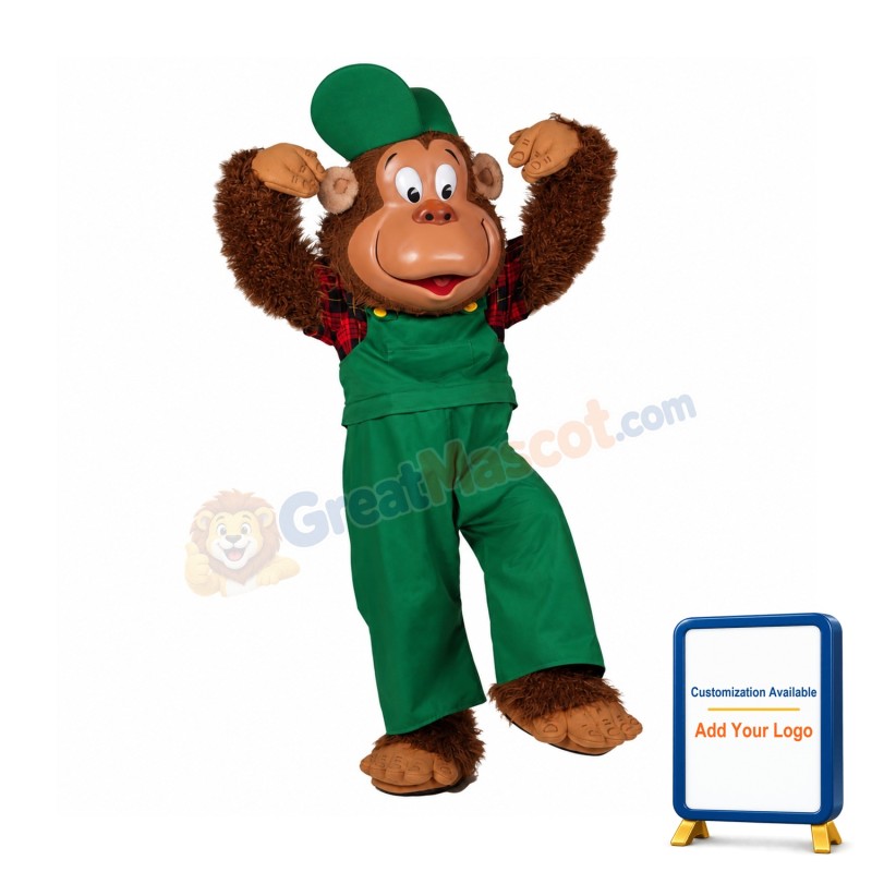 Super Cute Gorilla Mascot Costume