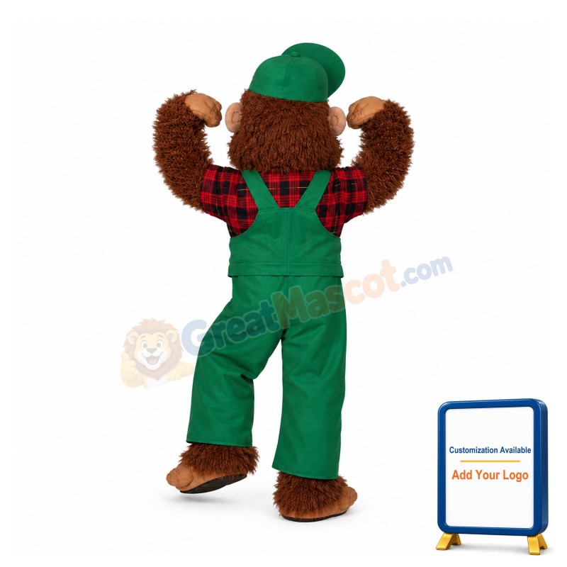 Super Cute Gorilla Mascot Costume