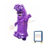 Purple Wave Mascot Costume
