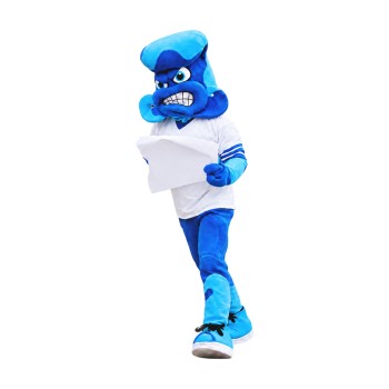 Sport Blue Wave Mascot Costume