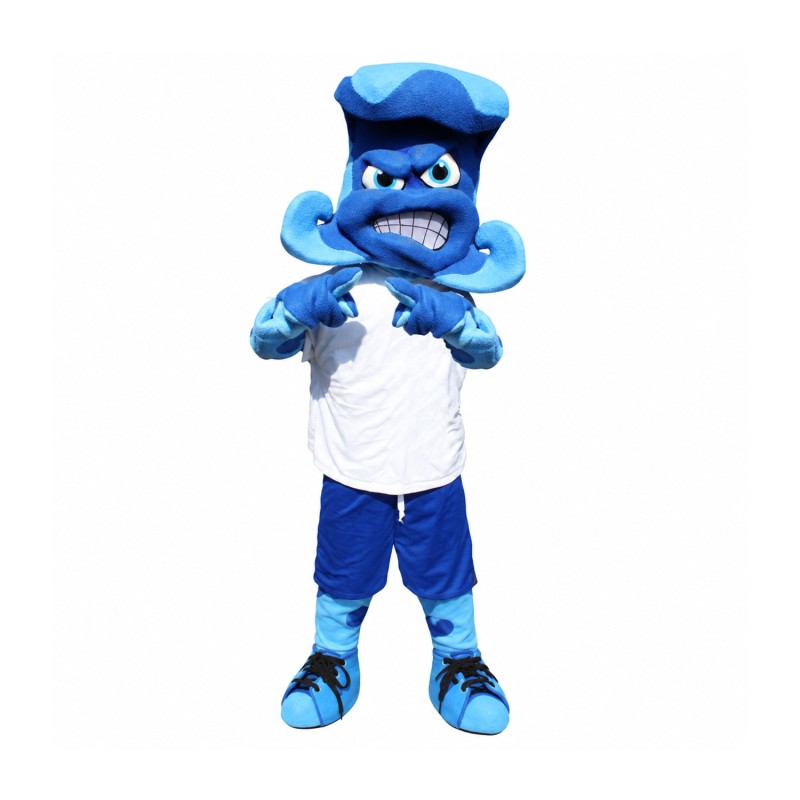 Sport Blue Wave Mascot Costume