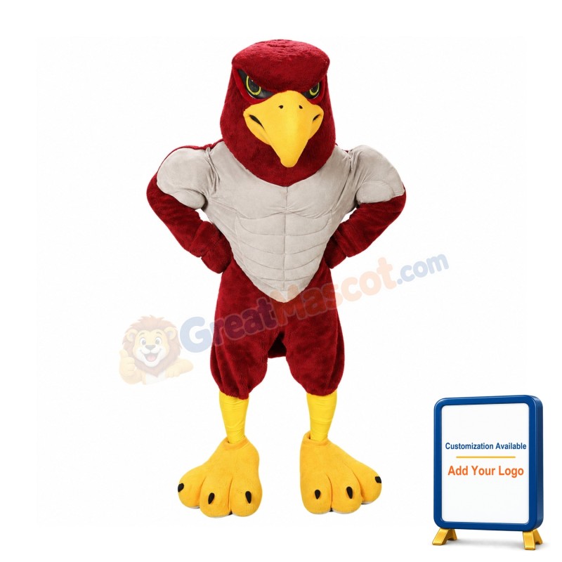 Power Falcon Mascot Costume