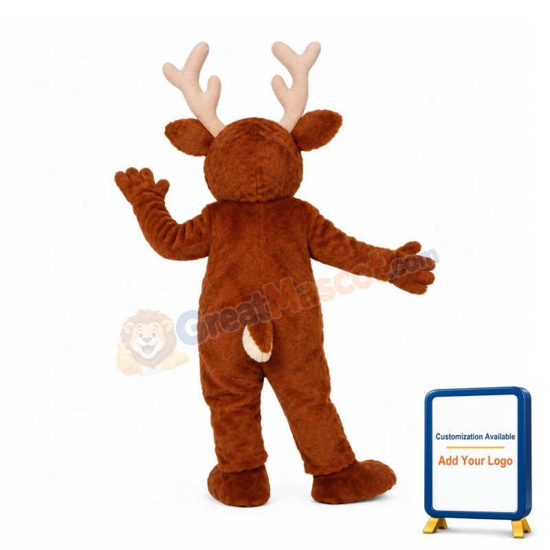 Super Cute Reindeer Mascot Costume