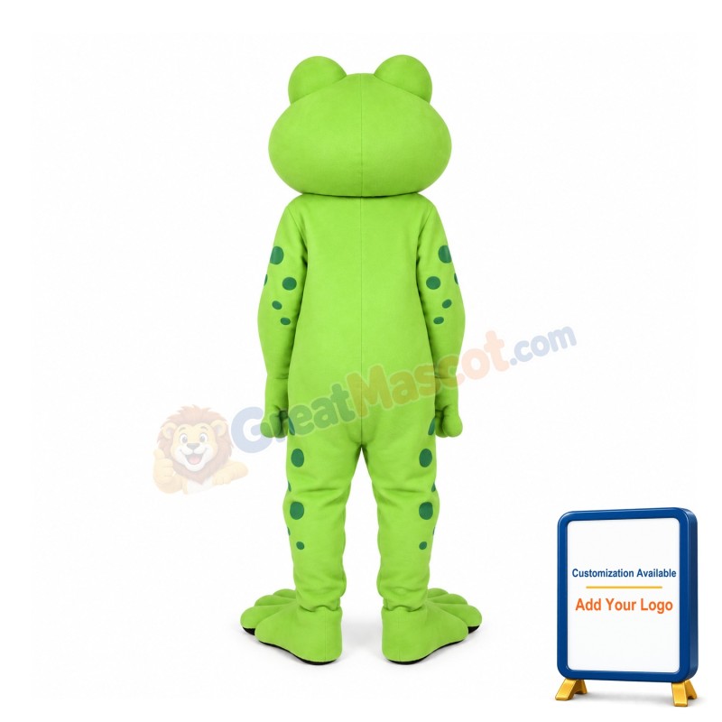Happy Frog Mascot Costume