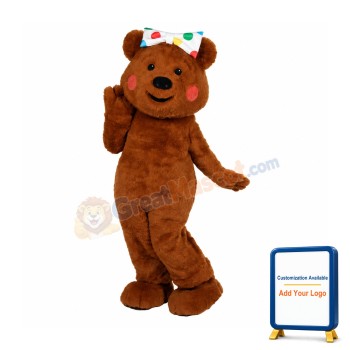 Coffee Bear Mascot Costume Free Shipping