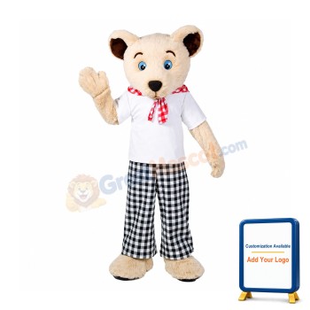 Super Cute White Bear Mascot Costume