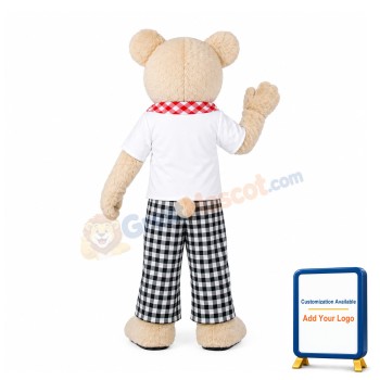 Super Cute White Bear Mascot Costume
