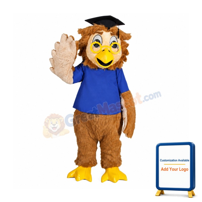 School Owl Mascot Costume