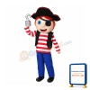 Pirate Boy Mascot Costume