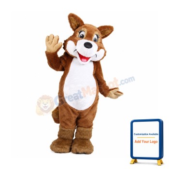 Cute Lightweight Furry Fox Mascot Costume