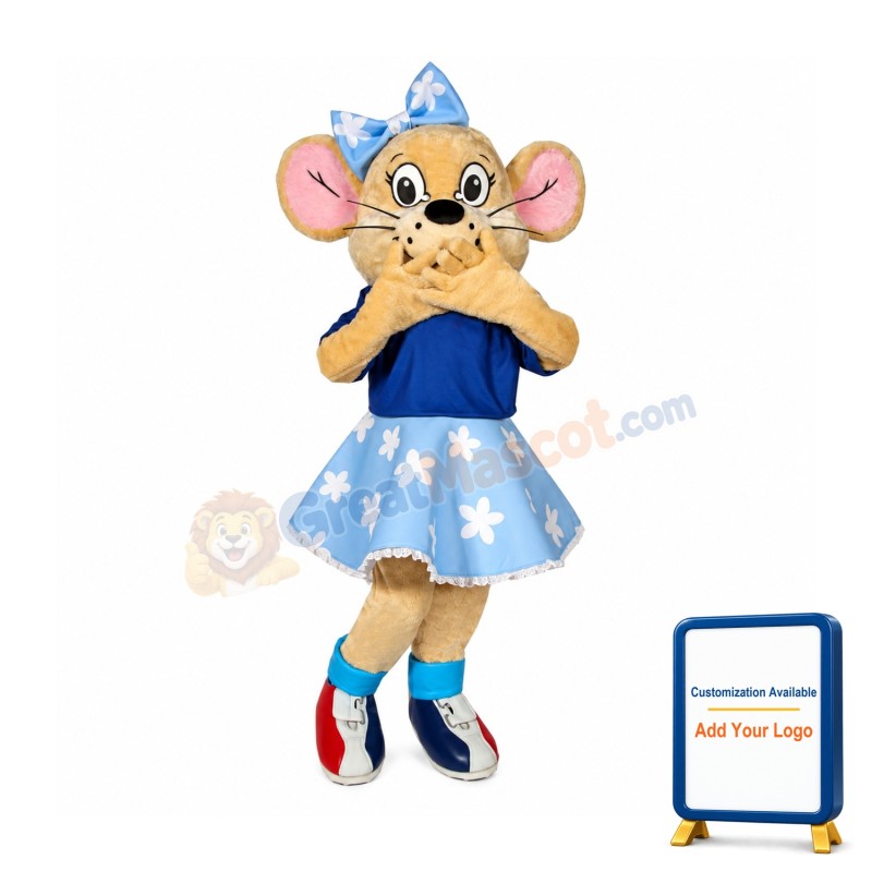 Pretty Mouse Mascot Costume