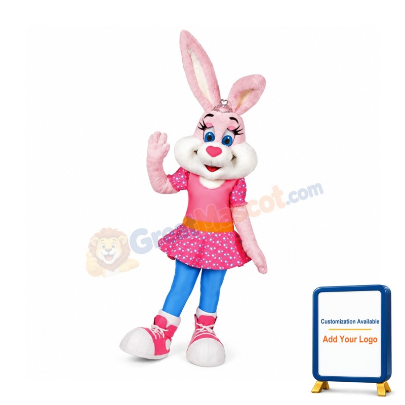 Pretty Rabbit Mascot Costume