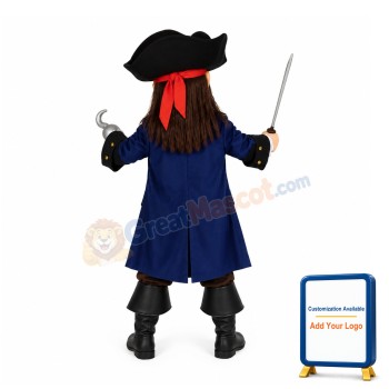 Lightweight Pirate Mascot Costume