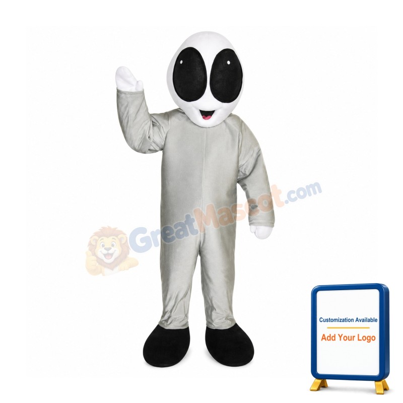 Grey Alien Mascot Costume