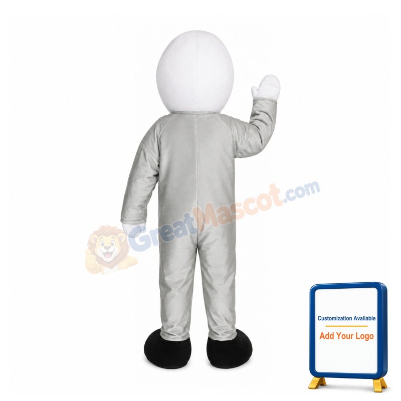 Grey Alien Mascot Costume