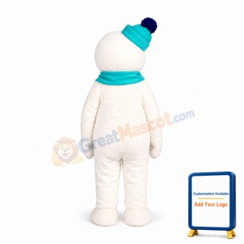 Super Cute Lightweight Snowman Mascot Costume