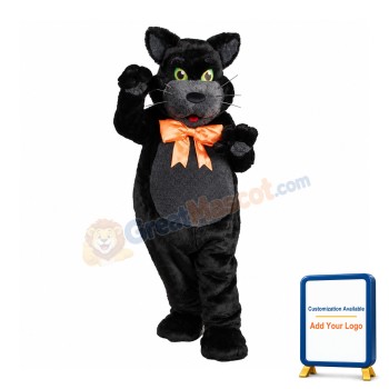 Super Cute Black Cat Mascot Costume