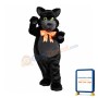 Super Cute Black Cat Mascot Costume