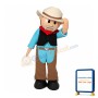 Old Cowboy Mascot Costume