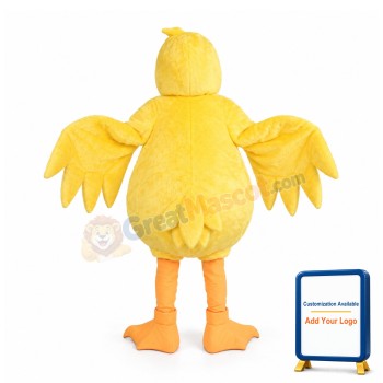 Lovely Lightweight Yellow Duck Mascot Costume