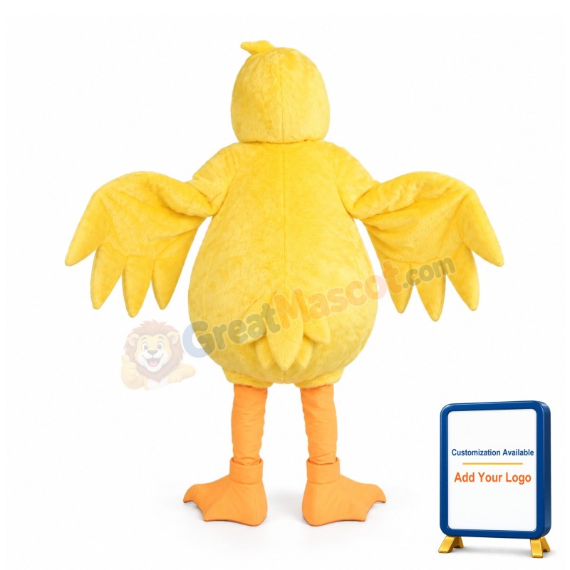 Lovely Lightweight Yellow Duck Mascot Costume