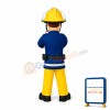 Fireman Mascot Costume