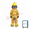 Fire Dept Bulldog Mascot Costume
