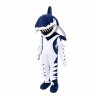 Fierce Blue Shark Mascot Costume